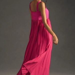 Mare Mare Anthropologie Maxi Dress Size S Pleated Special Occasion